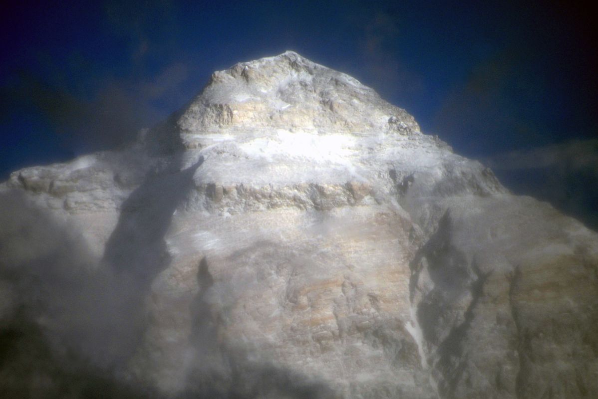 57 Clouds Swirl Around Mount Everest North Face Summit Before Sunset From Mount Everest North Face Base Camp In Tibet